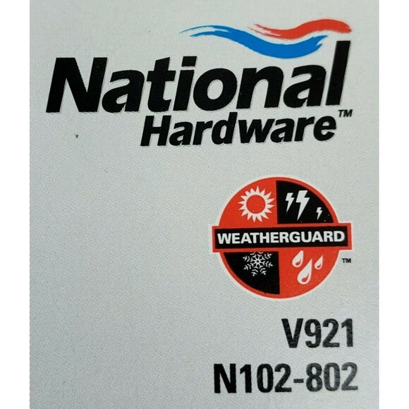New Locking Hasp Security Safety Lock 2 Key 3 1/2” Black Steel National Hardware - Picture 5 of 6